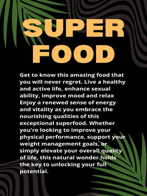 cover image of Super food